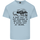 A Bad Day of Off Roading 4X4 All Terrain Mens Cotton T-Shirt Tee Top Light Blue