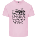 A Bad Day of Off Roading 4X4 All Terrain Mens Cotton T-Shirt Tee Top Light Pink