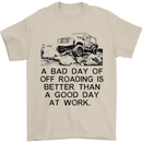 A Bad Day of Off Roading 4X4 All Terrain Mens T-Shirt Cotton Gildan Sand
