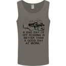 A Bad Day of Off Roading 4X4 All Terrain Mens Vest Tank Top Charcoal