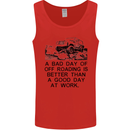 A Bad Day of Off Roading 4X4 All Terrain Mens Vest Tank Top Red