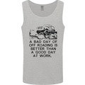 A Bad Day of Off Roading 4X4 All Terrain Mens Vest Tank Top Sports Grey