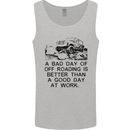 A Bad Day of Off Roading 4X4 All Terrain Mens Vest Tank Top Sports Grey