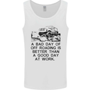 A Bad Day of Off Roading 4X4 All Terrain Mens Vest Tank Top White