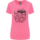 A Bad Day of Off Roading 4X4 All Terrain Womens Wider Cut T-Shirt Azalea