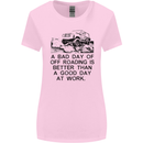 A Bad Day of Off Roading 4X4 All Terrain Womens Wider Cut T-Shirt Light Pink