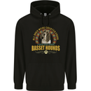 A Basset Hound Dog Childrens Kids Hoodie Black