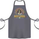 A Basset Hound Dog Cotton Apron 100% Organic Steel