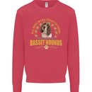 A Basset Hound Dog Kids Sweatshirt Jumper Heliconia