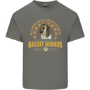 A Basset Hound Dog Kids T-Shirt Childrens Charcoal