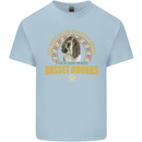 A Basset Hound Dog Kids T-Shirt Childrens Light Blue
