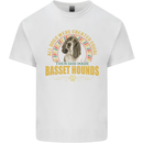 A Basset Hound Dog Kids T-Shirt Childrens White