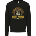 A Basset Hound Dog Mens Sweatshirt Jumper Black