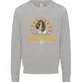 A Basset Hound Dog Mens Sweatshirt Jumper Sports Grey