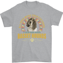 A Basset Hound Dog Mens T-Shirt 100% Cotton Sports Grey