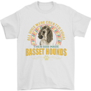 A Basset Hound Dog Mens T-Shirt 100% Cotton White