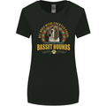 A Basset Hound Dog Womens Wider Cut T-Shirt Black