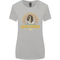 A Basset Hound Dog Womens Wider Cut T-Shirt Sports Grey