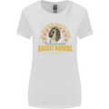 A Basset Hound Dog Womens Wider Cut T-Shirt White