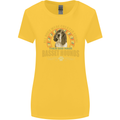 A Basset Hound Dog Womens Wider Cut T-Shirt Yellow