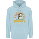 A Beagle Dog Childrens Kids Hoodie Light Blue