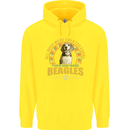 A Beagle Dog Childrens Kids Hoodie Yellow