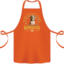 A Beagle Dog Cotton Apron 100% Organic Orange