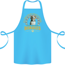 A Beagle Dog Cotton Apron 100% Organic Turquoise
