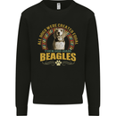 A Beagle Dog Kids Sweatshirt Jumper Black