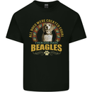 A Beagle Dog Kids T-Shirt Childrens Black