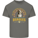 A Beagle Dog Kids T-Shirt Childrens Charcoal
