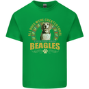 A Beagle Dog Kids T-Shirt Childrens Irish Green