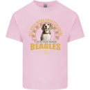 A Beagle Dog Kids T-Shirt Childrens Light Pink