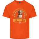 A Beagle Dog Kids T-Shirt Childrens Orange