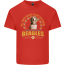 A Beagle Dog Kids T-Shirt Childrens Red