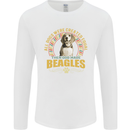 A Beagle Dog Mens Long Sleeve T-Shirt White