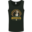 A Beagle Dog Mens Vest Tank Top Black