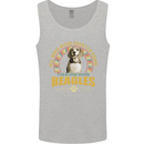 A Beagle Dog Mens Vest Tank Top Sports Grey