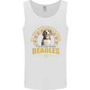 A Beagle Dog Mens Vest Tank Top White