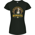 A Beagle Dog Womens Petite Cut T-Shirt Black