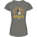A Beagle Dog Womens Petite Cut T-Shirt Charcoal