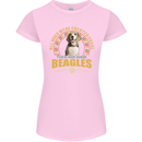 A Beagle Dog Womens Petite Cut T-Shirt Light Pink