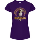 A Beagle Dog Womens Petite Cut T-Shirt Purple