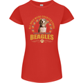 A Beagle Dog Womens Petite Cut T-Shirt Red