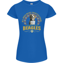 A Beagle Dog Womens Petite Cut T-Shirt Royal Blue