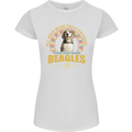 A Beagle Dog Womens Petite Cut T-Shirt White