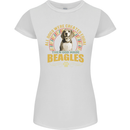 A Beagle Dog Womens Petite Cut T-Shirt White