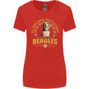 A Beagle Dog Womens Wider Cut T-Shirt Red