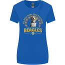 A Beagle Dog Womens Wider Cut T-Shirt Royal Blue