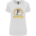 A Beagle Dog Womens Wider Cut T-Shirt White